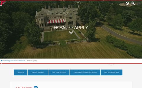 How to Apply | Fairfield University