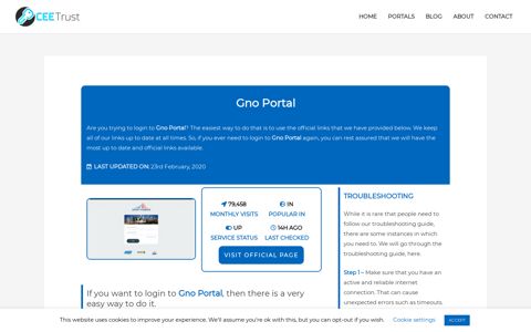 Gno Portal - Find Official Portal - CEE Trust