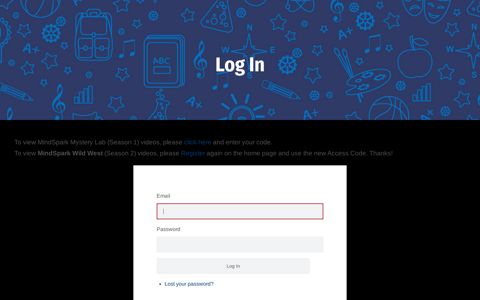 Log In – Boosterthon Character
