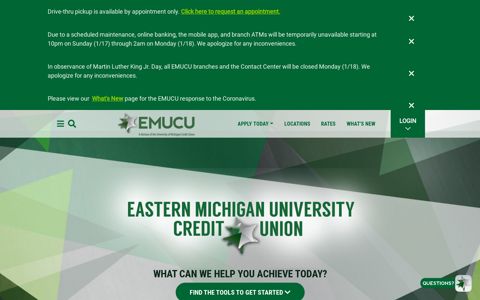 EMUCU: Eastern Michigan University Credit Union | Accounts ...