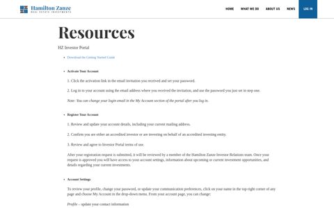 Resources - Hamilton Zanze