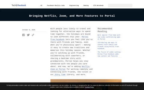 Bringing Netflix, Zoom, and More Features to Portal