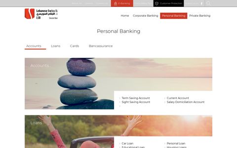 Personal Banking - LSB - Lebanese Swiss Bank