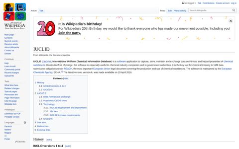 IUCLID - Wikipedia