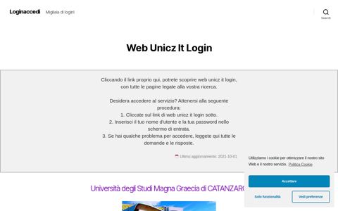 ▷ Web Unicz It Login - Loginaccedi