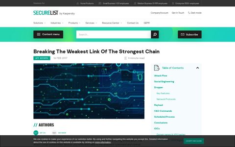 Breaking The Weakest Link Of The Strongest Chain | Securelist