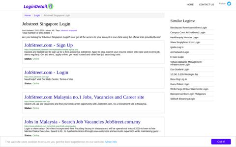 Jobstreet Singapore Login JobStreet.com - Sign Up - https ...
