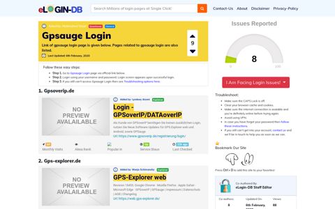 Gpsauge Login - A database full of login pages from all over ...