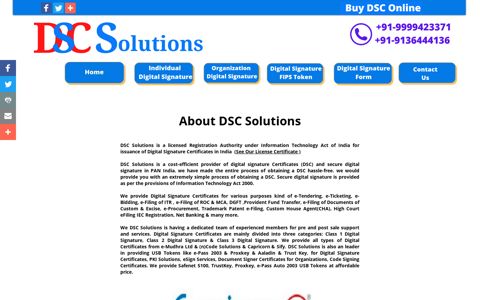 About Us : DSC Solutions