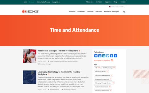 Time and Attendance - Kronos