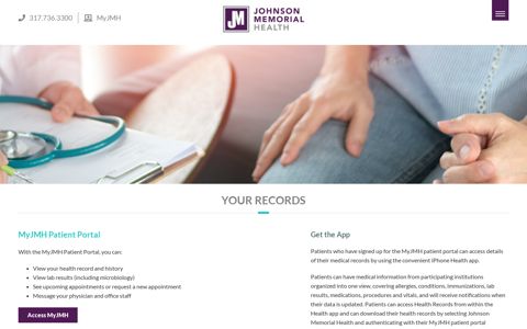 Your Records l Johnson Memorial Health