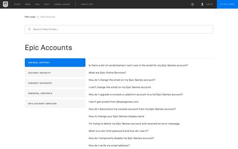 Epic Games Account Support | Get Account Help & Customer ...