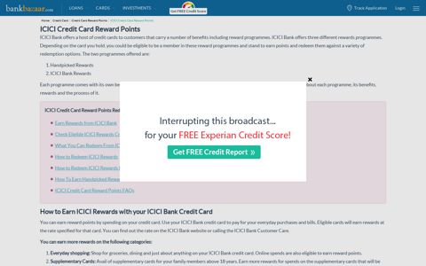 ICICI Bank Credit Card Reward Points: Check How to Earn ...
