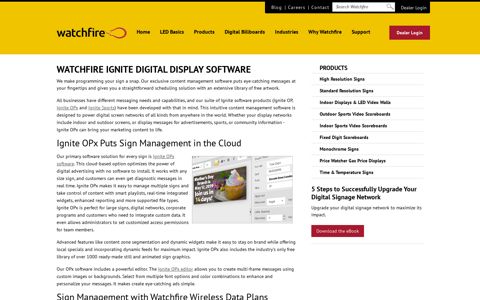Watchfire Ignite Digital Display Software - Watchfire Signs