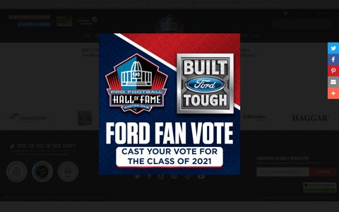 Media Login | Pro Football Hall of Fame Official Site