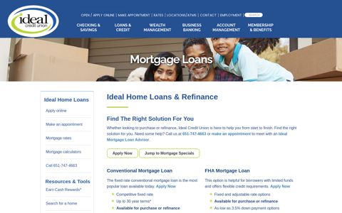 Mortgage Loans | MN Home Loans - Ideal Credit Union