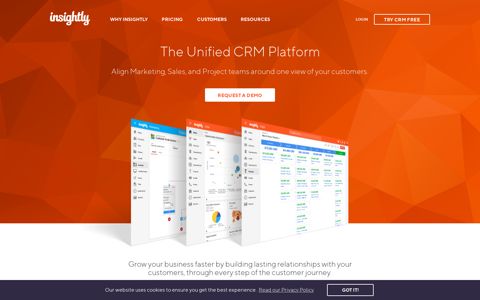 Insightly: CRM Software CRM Platform Marketing Automation