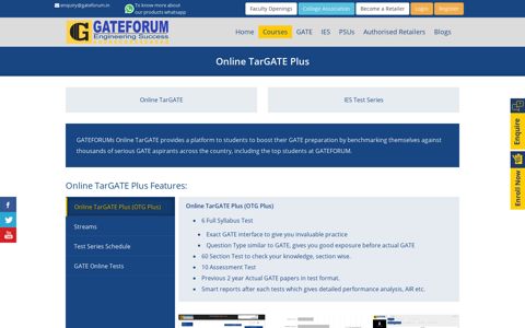 Online Test Series for GATE | Mock GATE | Online ... - Gateforum