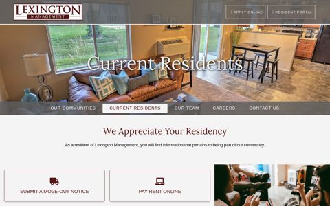 Current Residents - Lexington Management