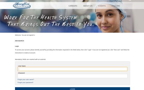 Login - Henry Ford Health System