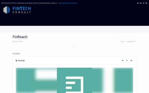 FinReach — FinTech Consult