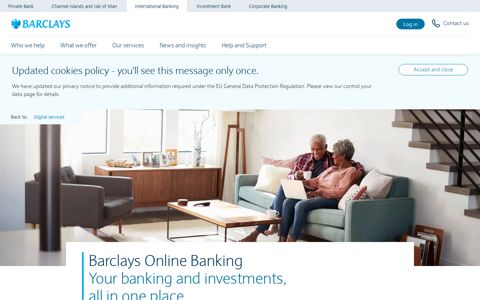 Online banking | International Banking | Barclays