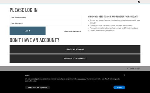 Please log in | Customer Portal - Focusrite