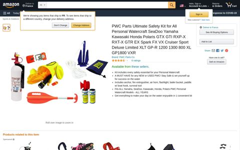 PWC Parts Ultimate Safety Kit for All Personal ... - Amazon.com
