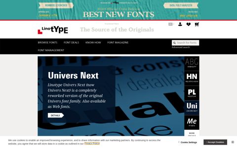 Linotype: Fonts for Desktop, Web & More