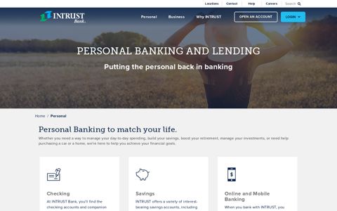 Personal Banking | INTRUST Bank