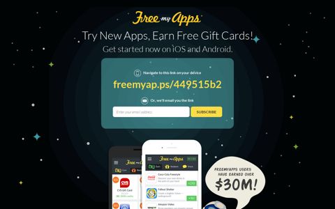 Get started now on iOS and Android. - FreeMyApps