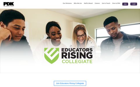 Educators Rising Collegiate - PDK International