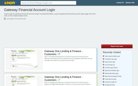 Gateway Financial Account Login - Loginii.com