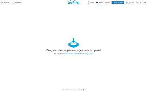 Gifyu: Fast & Easy Image Sharing - Upload GIF