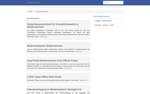 [LOGIN] Gag Niedersachsen FULL Version HD ... - Portal login link