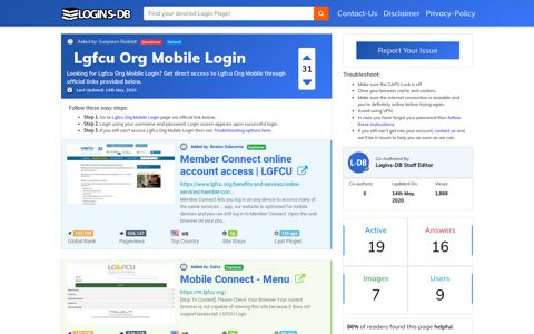 Lgfcu Org Mobile Login - Logins-DB