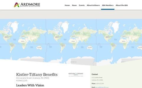 Kistler-Tiffany Benefits - Ardmore Business Association
