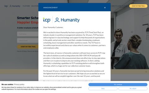Humanity: Online Employee Scheduling Software