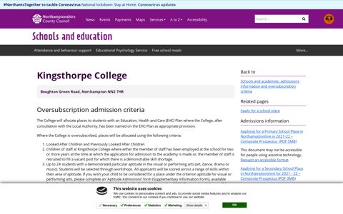 Kingsthorpe College - Schools and education