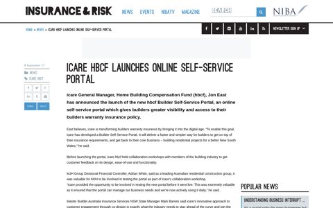 icare hbcf launches online self-service portal - Insurance ...