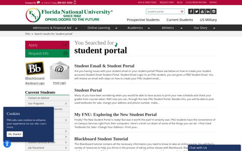 Search Results for student portal | Florida National University