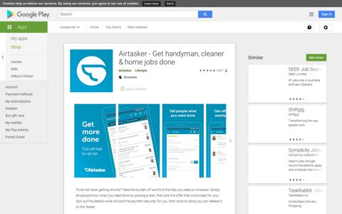 Airtasker - Get handyman, cleaner & home jobs done - Apps ...