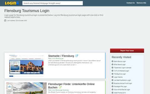 Flensburg Tourismus Login | Accedi Flensburg Tourismus
