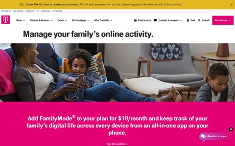 T-Mobile FamilyMode | Download App | See Features, Deals ...
