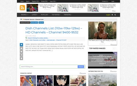 ikxs.bz » Channel Lists |Page 1, Chan:11498998 |RSSing.com"