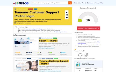 Temenos Customer Support Portal Login