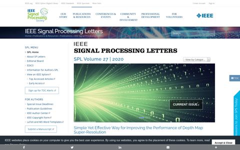 IEEE Signal Processing Letters | IEEE Signal Processing Society