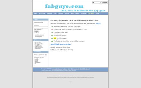 FabGuys.com Mobile: Free Gay Dating