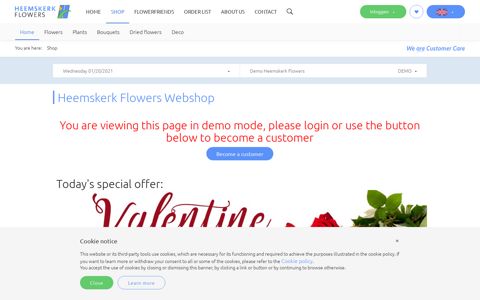 Purchase flowers, plants or decorations online | Heemskerk ...