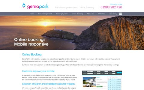 GemaPark is a full online holiday booking system which ...